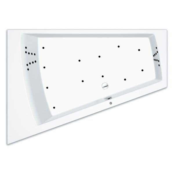 Repabad Genf Duo 170 x 110_65 cm rechts, mit Aqua-Comfort