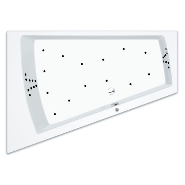 Repabad Livorno 175 x 120_65 cm Duo rechts, mit Aqua-Comfort