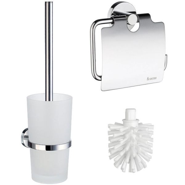 Smedbo HOME Accessoire Set 6 / Verchromt, Mattglas