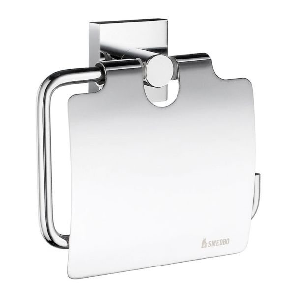 Smedbo HOUSE Toilettenpapierhalter mit Deckel