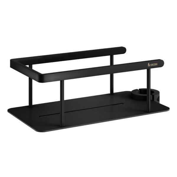 Smedbo SIDELINE Duschablage - für Brausestange, schwarz