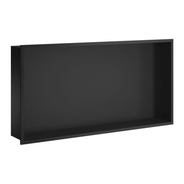 Smedbo SIDELINE Wandnische zum Einbau im Duschbereich zur Wandmontage, schwarz