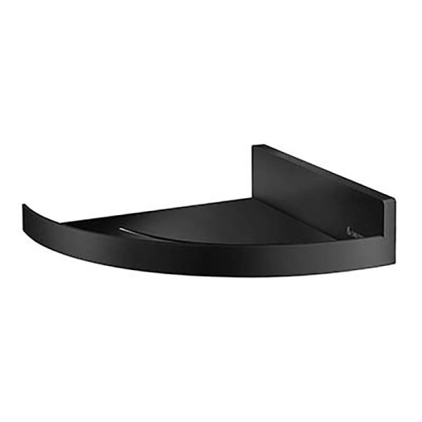 Smedbo SIDELINE Eckduschablage - mit Wandplatte, Chrom poliert