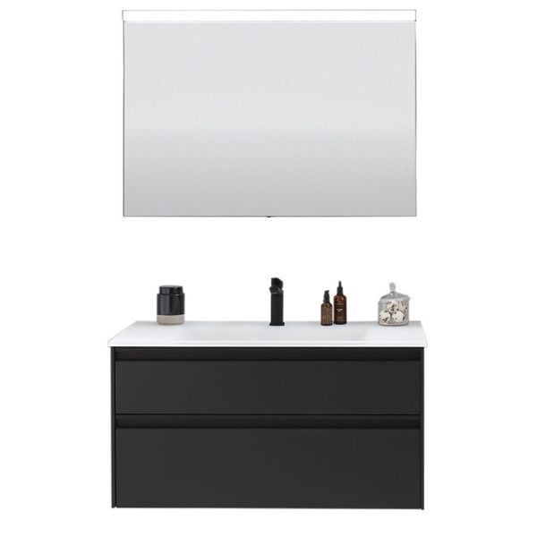 Schöner Wohnen Stockholm Badmöbel Set 2 - 102 cm