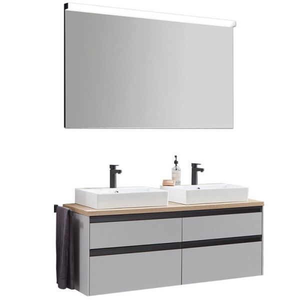 Schöner Wohnen Stockholm Badmöbel Set 8 - 120,6 cm