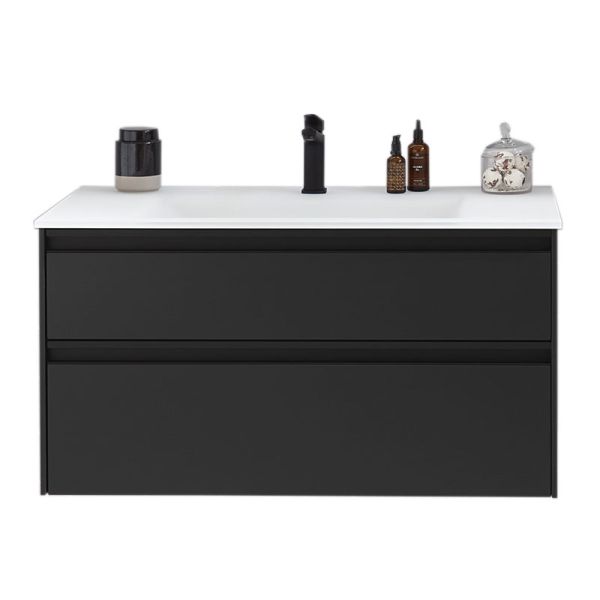 Schöner Wohnen Stockholm Waschtisch mit Unterschrank Set 2 - 102 cm