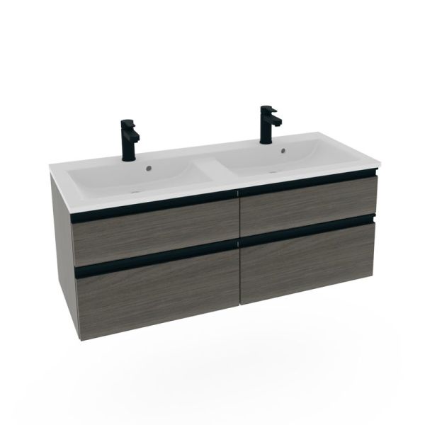 Schöner Wohnen Stockholm Waschtisch mit Unterschrank Set 3 - 122 cm