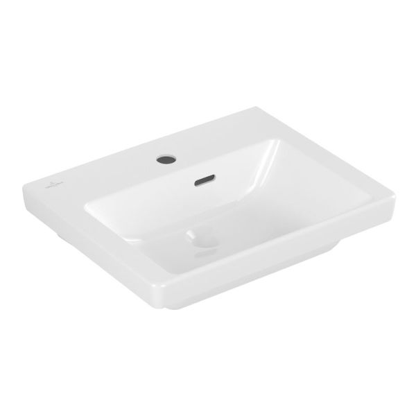 Villeroy und Boch Subway 3.0 Wandwaschtisch - 50 cm, mit Hahnloch,