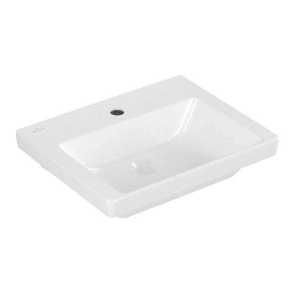 Villeroy und Boch Subway 3.0 Wandwaschtisch - 50 cm, mit Hahnloch,
