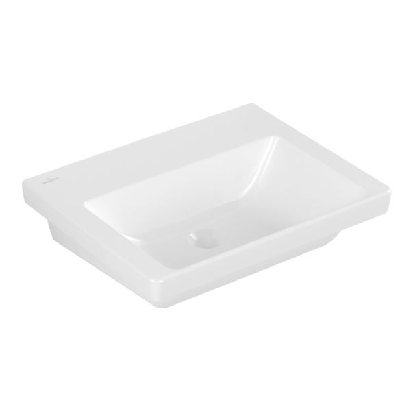Villeroy und Boch Subway 3.0 Waschtisch 55 cm, ohne Hahnloch, ohne Überlauf