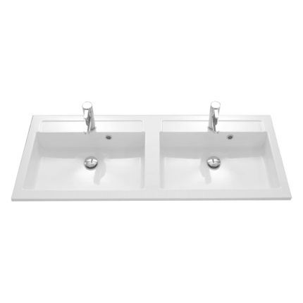 Badea Classic Möbelwaschtisch - 121 cm, Mineralgusswaschtisch