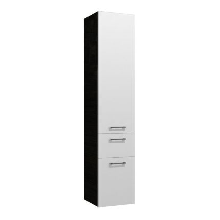 Badea Hochschrank 30 cm, 2 Türen, 1 Auszug, 3 Glaseinlegeböden