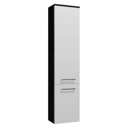 Badea Mittelschrank 30 cm, 2 Türen, 3 Glaseinlegeböden, Abdeckplatte