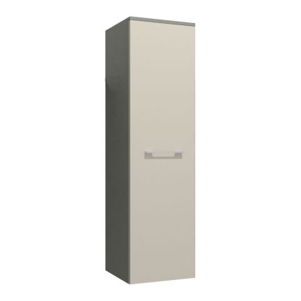 Badea Mittelschrank 35 cm, 1 Tür, 3 Glaseinlegeböden, inkl. Abdeckplatte