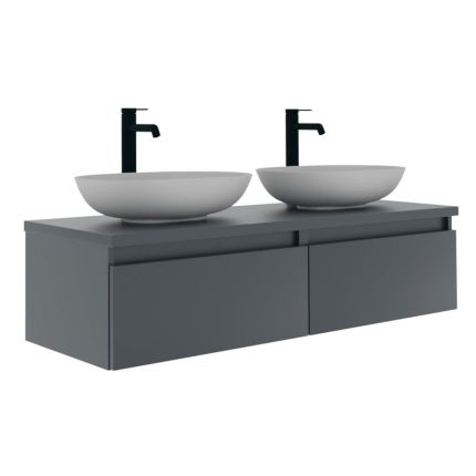 b collection b solid Waschtisch mit Unterschrank Set 14 - 120,8 cm
