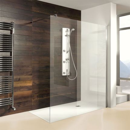 Breuer Entra Walk In Dusche - Duschwand alleinstehend 120 cm Ambiente 2