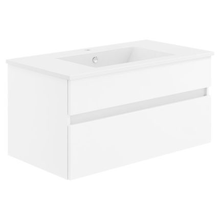 badshop.de Aurora Badmöbel Set 16 - 92 cm, Unterschrank Profilansicht