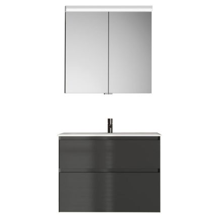 Burgbad Accura Badmöbel Set 82 cm
