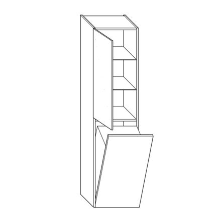 Burgbad Sinea 1.0 Hochschrank 40 cm Skizze