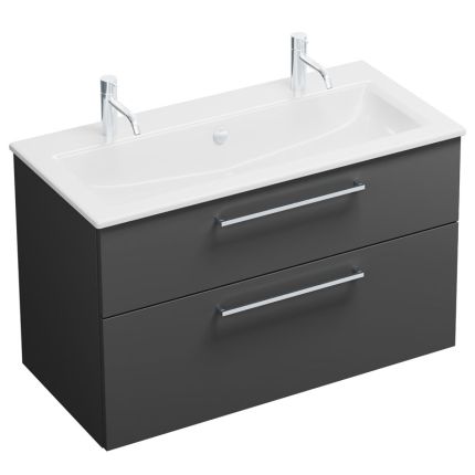 Burgbad Eqio Waschtisch mit Unterschrank Slim Set 6 - 102 cm