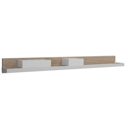 Burgbad Fiumo Wandbord 120 cm - Weiß/Eiche