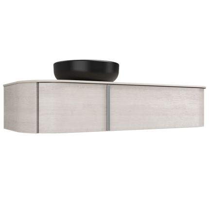 Burgbad Lavo 2.0 Waschtisch mit Unterschrank - 121 cm, Keramik-Aufsatzbecken