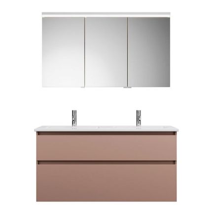 Burgbad LIN20 Badmöbel Set 123 cm Skizze