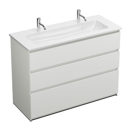 Burgbad LIN20 Waschtisch mit Unterschrank Set 123 cm A1