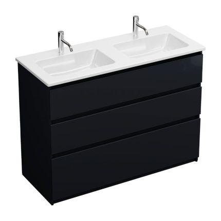 Burgbad LIN20 Waschtisch mit Unterschrank Set 123 cm L29