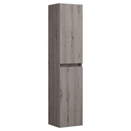Burgbad Rocio Hochschrank 35 cm Eiche Dekor Silber