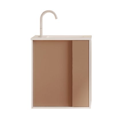 Burgbad Moto Waschtisch mit Unterschrank Set Gäste Bad - 46 cm