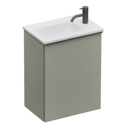 Burgbad Fiumo 2.0 Waschtisch mit Unterschrank Set - 47 cm