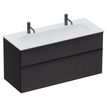 Burgbad Fiumo 2.0 Waschtisch mit Unterschrank Set - 122 cm