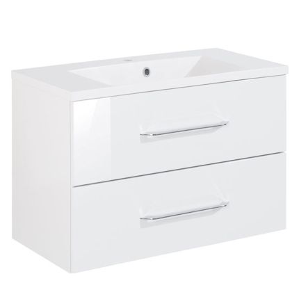 Fackelmann B.clever Waschtisch mit Unterschrank - 90 cm