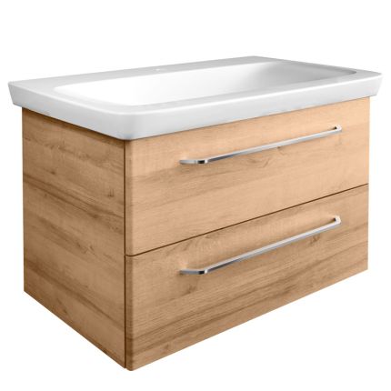 Fackelmann Milano Waschtisch mit Unterschrank - 88,5 cm