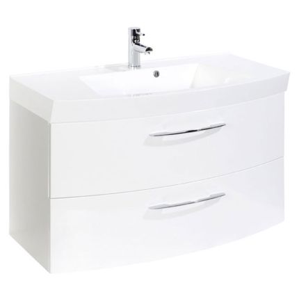 Held Möbel Florida Waschtisch mit Unterschrank - 100 cm