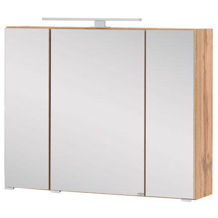 Held Möbel Kopenhagen 3D Spiegelschrank 80 cm