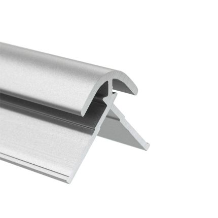 HSK Renodeco Eckprofil außen rund, Profilfarbe alu silber-matt