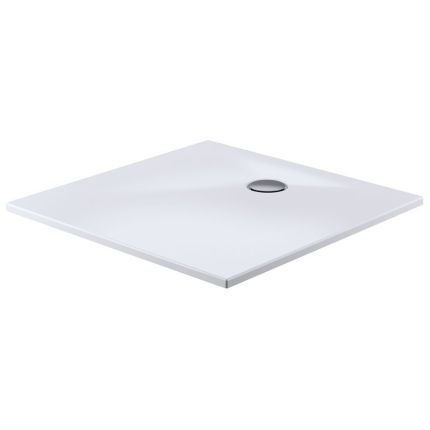 HSK Duschwanne Quadrat-Duschwanne 80x80 - Plan, Marmor-Polymer