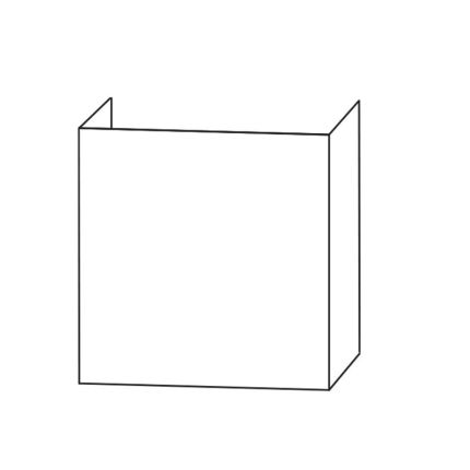 Laguna Waschtischunterschrank 43 cm Skizze