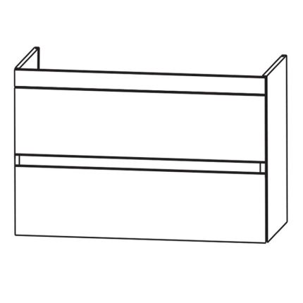 Laguna Waschtischunterschrank 127 cm Skizze