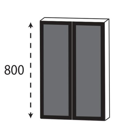 Laguna Highline 100 Oberschrank - 60 cm Skizze