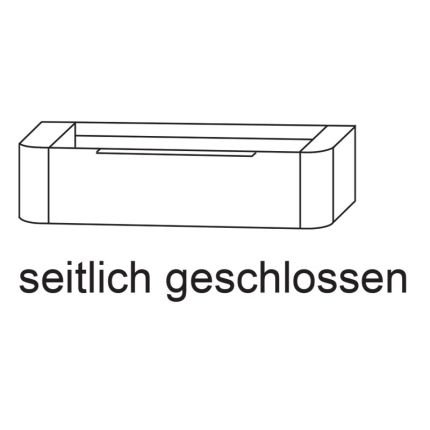 Laguna Orbis Waschtischunterschrank - 101 cm Skizze