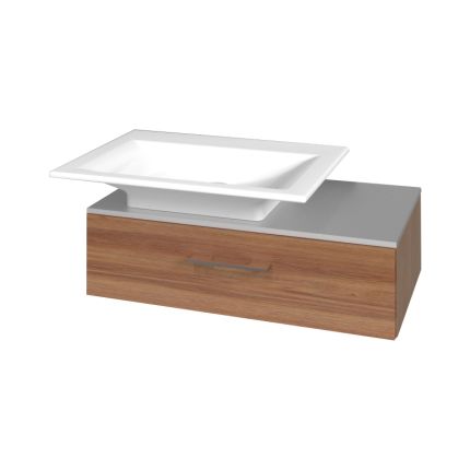 Laguna Platino 2.0 Waschtisch mit Unterschrank - 66,6 cm - Gästebad