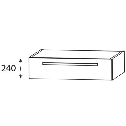 Laguna Platino 2.0 Waschtischunterschrank - 90 cm Skizze