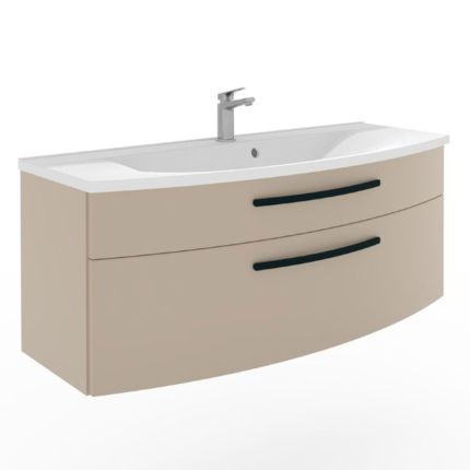Laguna Kera.Round Waschtisch mit Unterschrank Set 3 - 122 cm