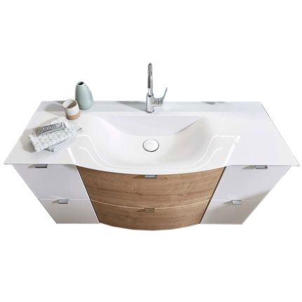 Laguna modern classic Waschtisch mit Unterschrank - Set 4 - 131,2 cm