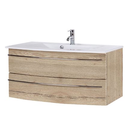 Marlin Bad 3040 - CITYplus Waschtisch mit Unterschrank Set 18 - 120 cm
