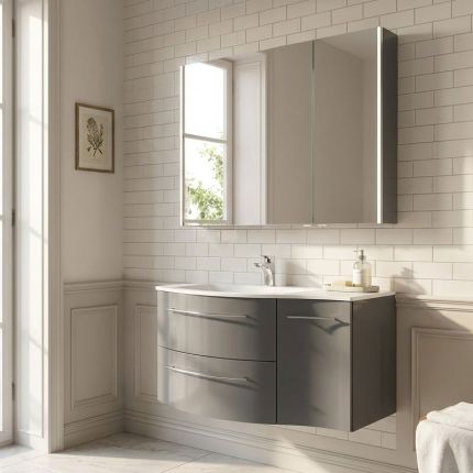 Marlin Bad 3280 Badmöbel Set 4-1 - 90,4 cm Ambiente