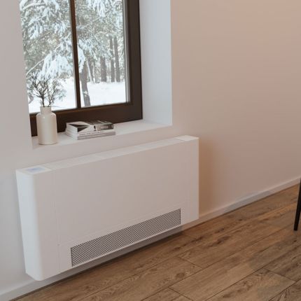 Corpotherma Niedertemperaturheizkörper E Wärmepumpenheizkörper - 93 cm, für Wärm